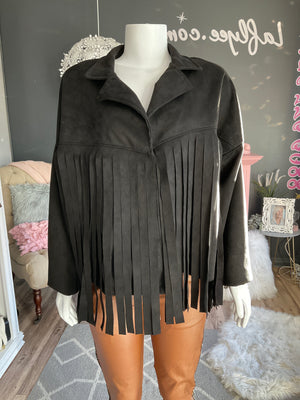 Ah25,322oct  Manteau noir avec franches