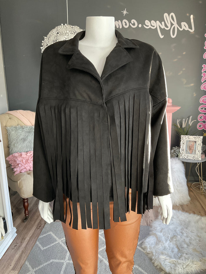 Ah25,322oct  Manteau noir avec franches