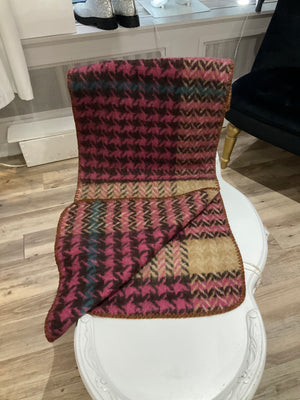 Ah25,426 Foulard multicolore ,rose