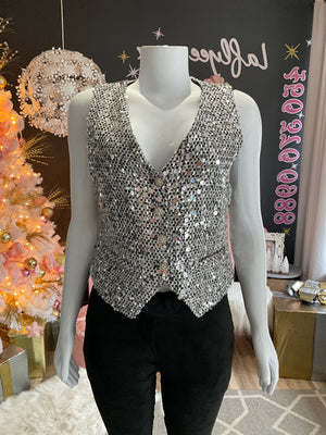 Ah25,19nov. Veste a paillettes medium