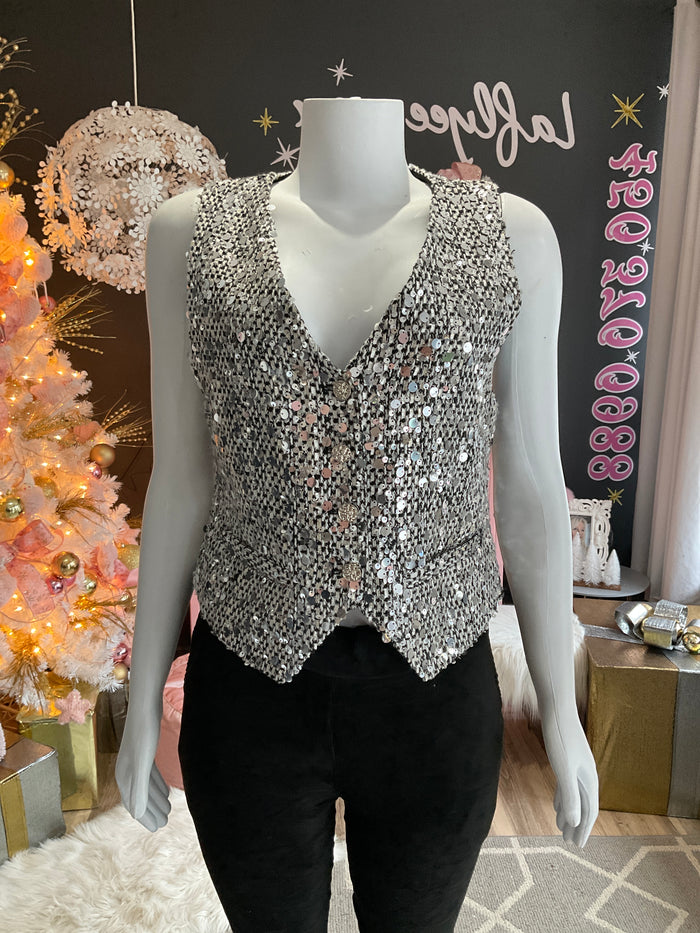 Ah25,19nov. Veste a paillettes medium