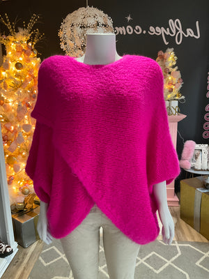 Ah25,29nov  Haut rose fluo croisé devant ou derrière