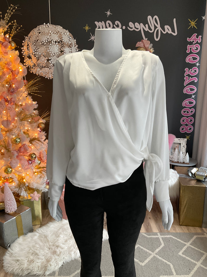 Ah25,20nov Haut blanc satiné