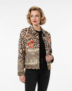 Ah26,311sept Jaquet multicolore Angela Mara
