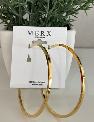 Merx 3 anneaux dorés
