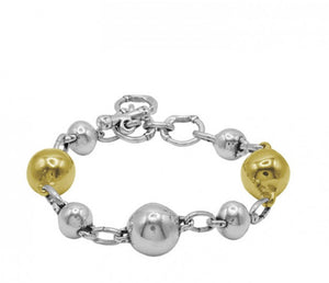 Bracelet perseidas argent et doré ciclon 218