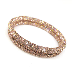 Bracelet rose gold entouré de cristaux JKB391.RG
