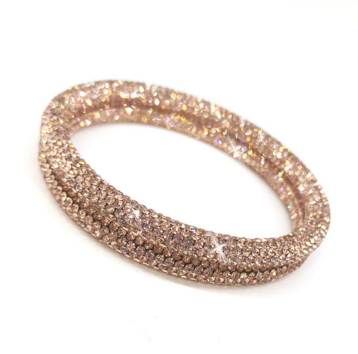 Bracelet rose gold entouré de cristaux JKB391.RG