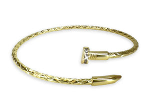 Bracelet clou doré empilable JKB426.GO