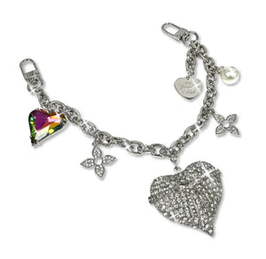Chaine charming argentée avec coeur Jacqueline Kent JKPC101.SI
