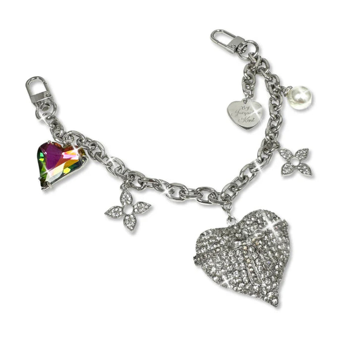 Chaine charming argentée avec coeur Jacqueline Kent JKPC101.SI