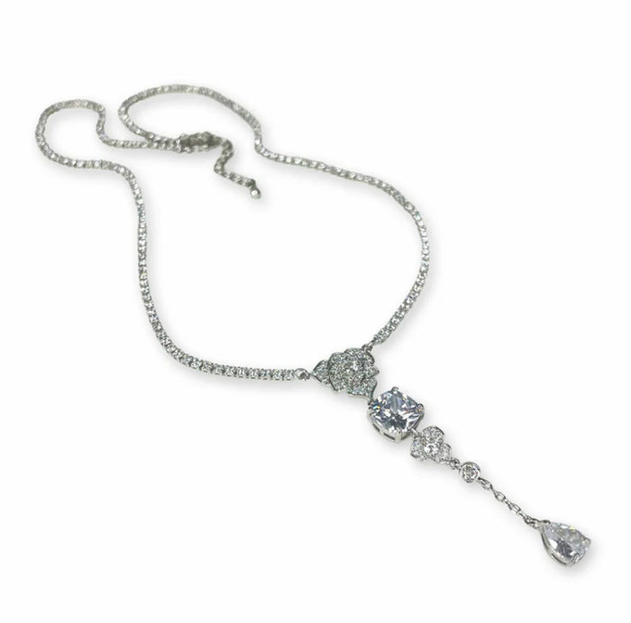 Collier cristal argent de Jacqueline Kent  JKN653.SI