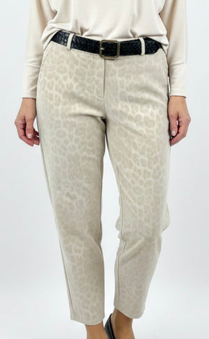 Ah26,114sept Pantalon ton sur ton avec ceinture angela Mara