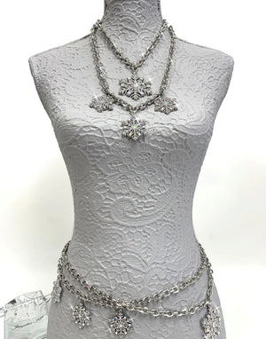 Collier - ceinture argenté 3 en 1  de Jacqueline Kent Jkbt104.sisi