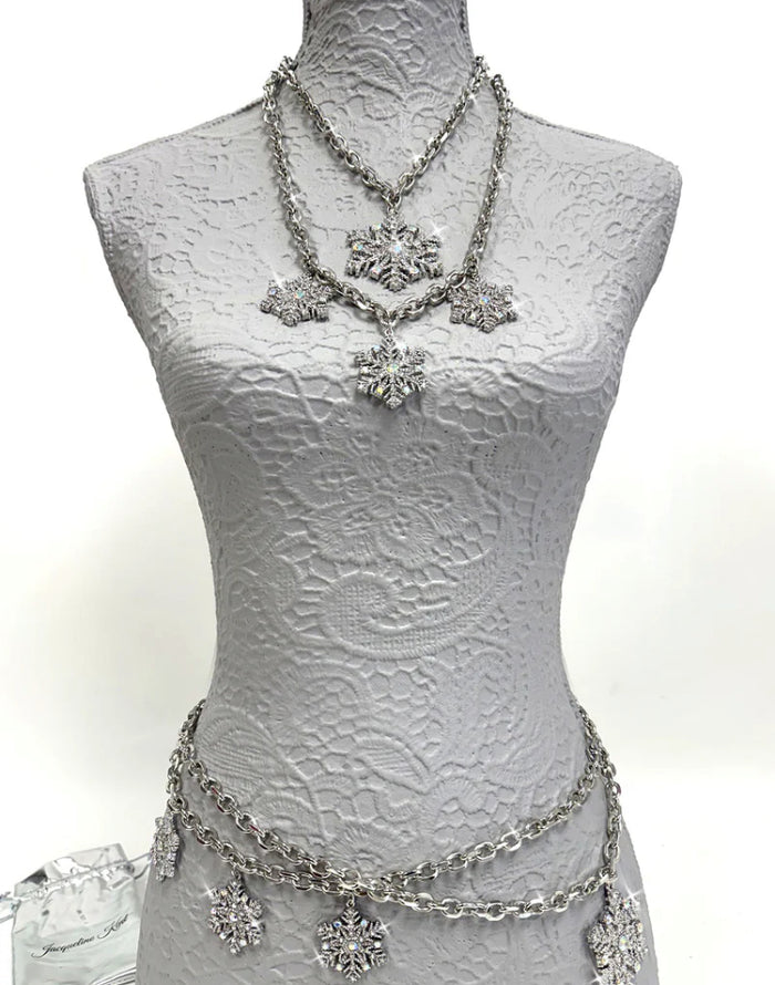 Collier - ceinture argenté 3 en 1  de Jacqueline Kent Jkbt104.sisi