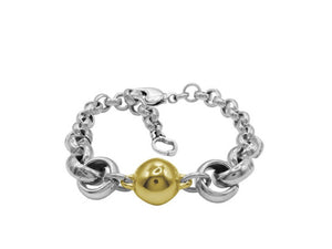 Bracelet maia argent et doré ciclon 219