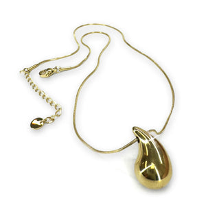 Collier chaine doré avec larme JKN671.GO