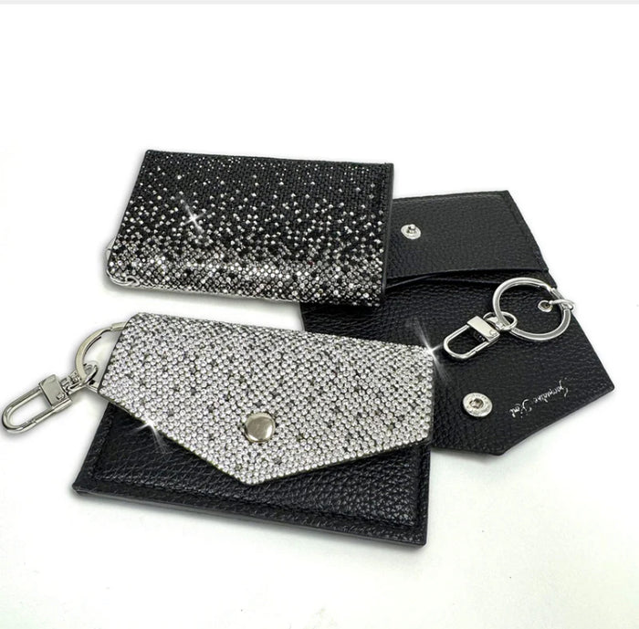 Charme - cartes flower power pour bourse noir ombre JKCP102.BKSI
