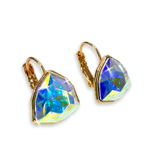 Boucle d'oreilles avec cristaux iridescent de Jacqueline Kent JKE567.GOAB