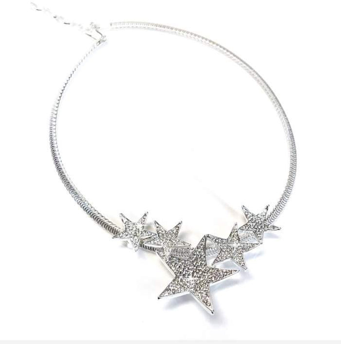 JKN631.SI collier 5 étoiles superstar argent