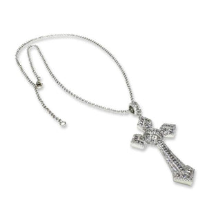 Collier de Jacqueline Kent avec croix et cristaux  JKN654.SI