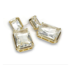 Boucle d'oreilles cristal clair de Jacqueline Kent JKE553.CK