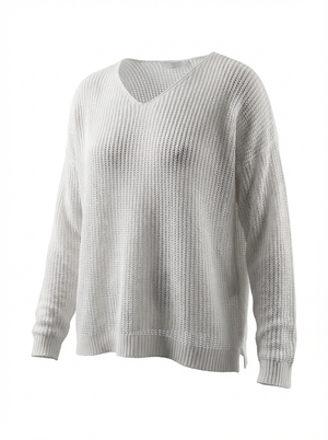 Pe26,6janv Haut blanc avec 55%modal et 45 % viscose taille unique et 50 pouces de buste