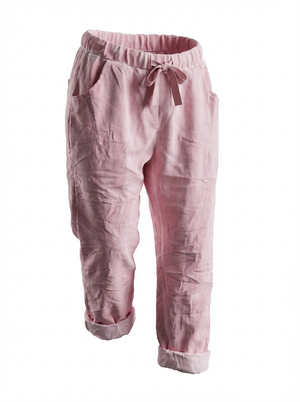 Pe26,103janv Pantalon rose taille unique