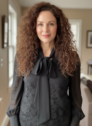 Pe26,29janv Chemisier noir avec broderie devant taille médium taille unique,36 pouces de buste