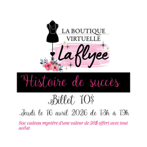 Billet - Histoire de Succès le jeudi 16 avril 26