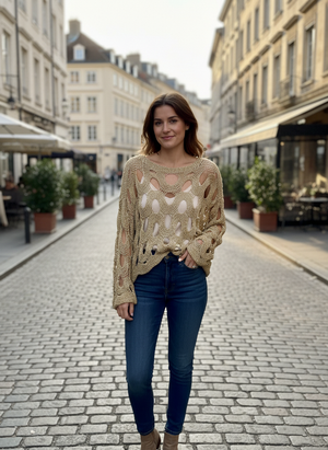 Pe26,3avril Haut à filet doré angela Mara