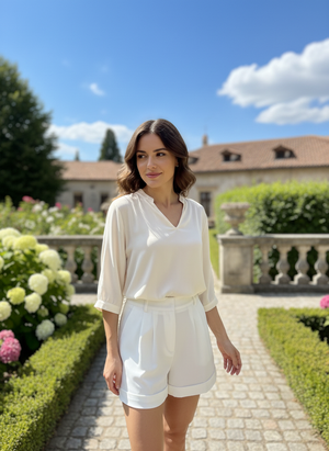 Pe26,103avril Culotte courte blanche