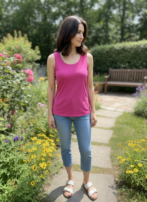 Pe26,10avril Camisole fushia pas doublé