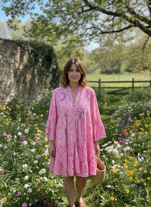 Pe26,209mai Robe tunique rose