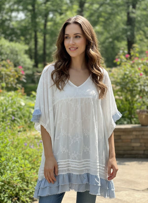Pe26,214mai Robe tunique blanche