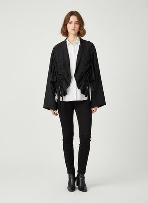 Ah26,300sept Jacquet noir avec lacets