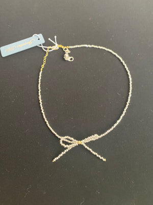 Collier argent et doré et petite boucle de Jacqueline Kent JKN679.SI