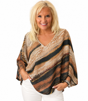 Ah26,30sept Haut multicolore Angela Mara