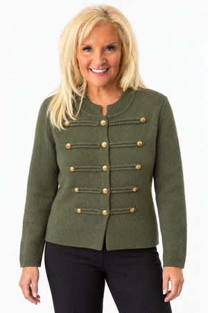 Ah26,10oct  Haut veste kaki style militaire