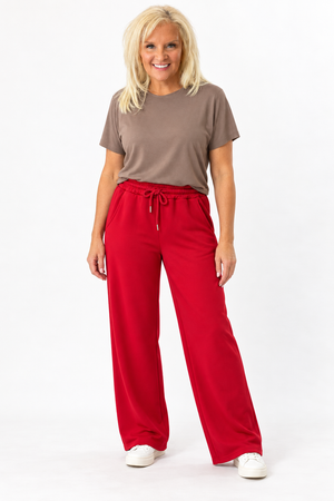 Ah26,118oct Pantalon rouge Angela Mara