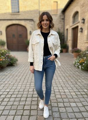 Pe26,306fev Jacquet jeans beige