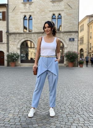 Pe26,137fev Pantalon bleu