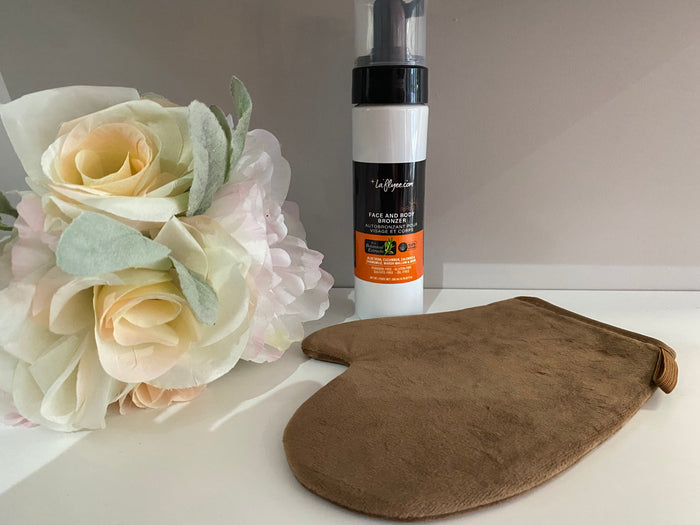 Laflyee - Ensemble de gants pour appliquer l’auto bronzant pour le corps et le visage