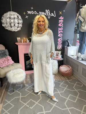 HAUT ENSEMBLE SILVER GIRL