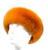 MMC159 Bandeau citrouille en fourrure de renard HB100F