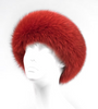 MMC160 Bandeau rouge en fourrure de renard HB100F