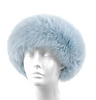 MMC174 Bandeau bleu bébé en fourrure de renard HB100F